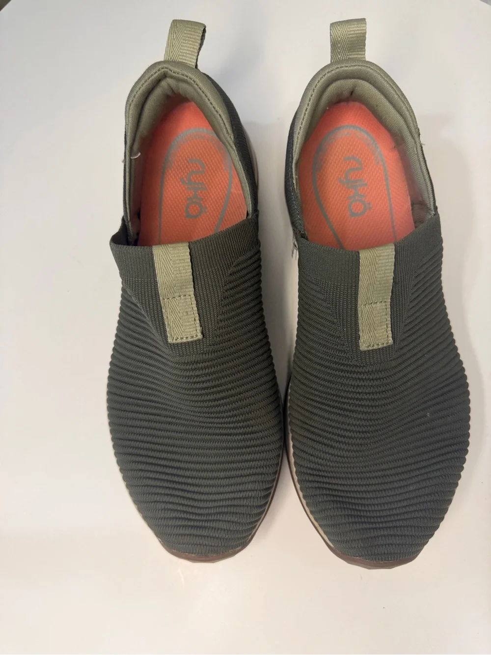Ryka slip-On Knit woman Sneakers in Olive Green